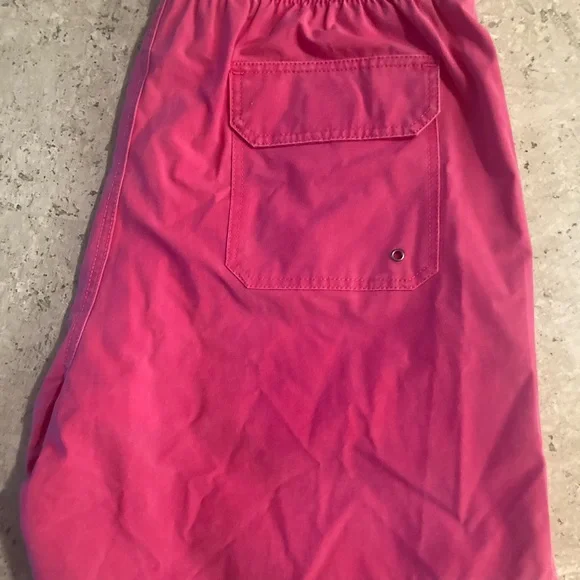 Polo by Ralph Lauren Men's Red Swim Shorts - Picture 3 of 3